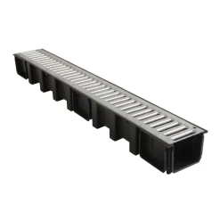 Unidrain AfvoerGoot En Gegalvaniseerd Rooster 1000mm X 98mm