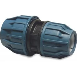 JASON Verloopkoppeling PP 63 MM X 50 Mm Knel 16bar Zwart/blauw DVGW/KI