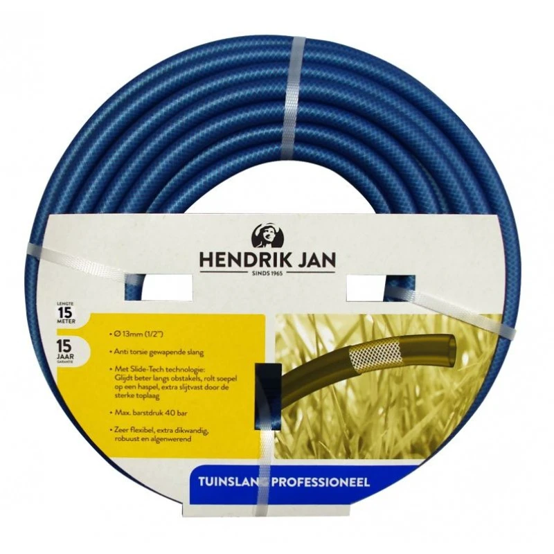 Hendrik Jan Tuinslang Professioneel 1/2 (13mm) - 15 Meter 1 Hendrik Jan Tuinslang Professioneel 1/2 (13mm) - 15 Meter