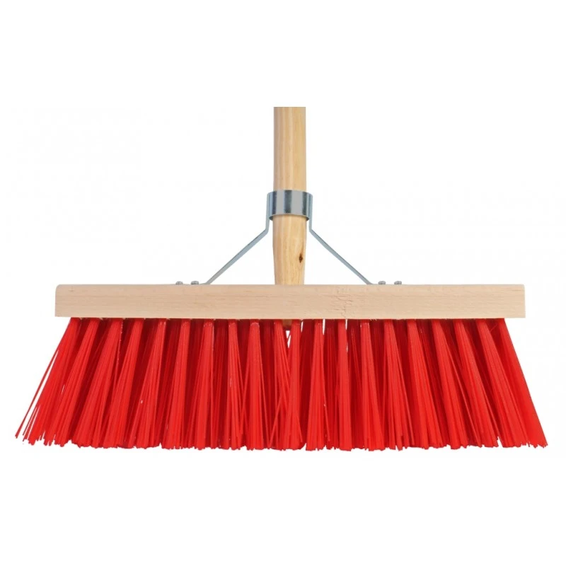 Talen Tools Bezem Rood 41cm, Incl Steel 140cm 1 Talen Tools Bezem Rood 41cm, Incl Steel 140cm