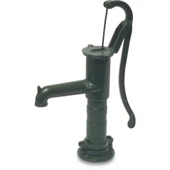 Zwengelpomp Handpomp Met Rondflens Groen
