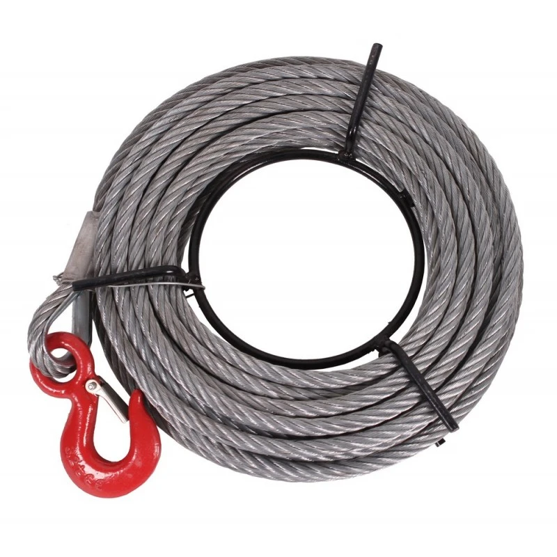 Torso Staalkabel 20m Voor 1600kg Staaldraadtakel 1 Torso Staalkabel 20m Voor 1600kg Staaldraadtakel