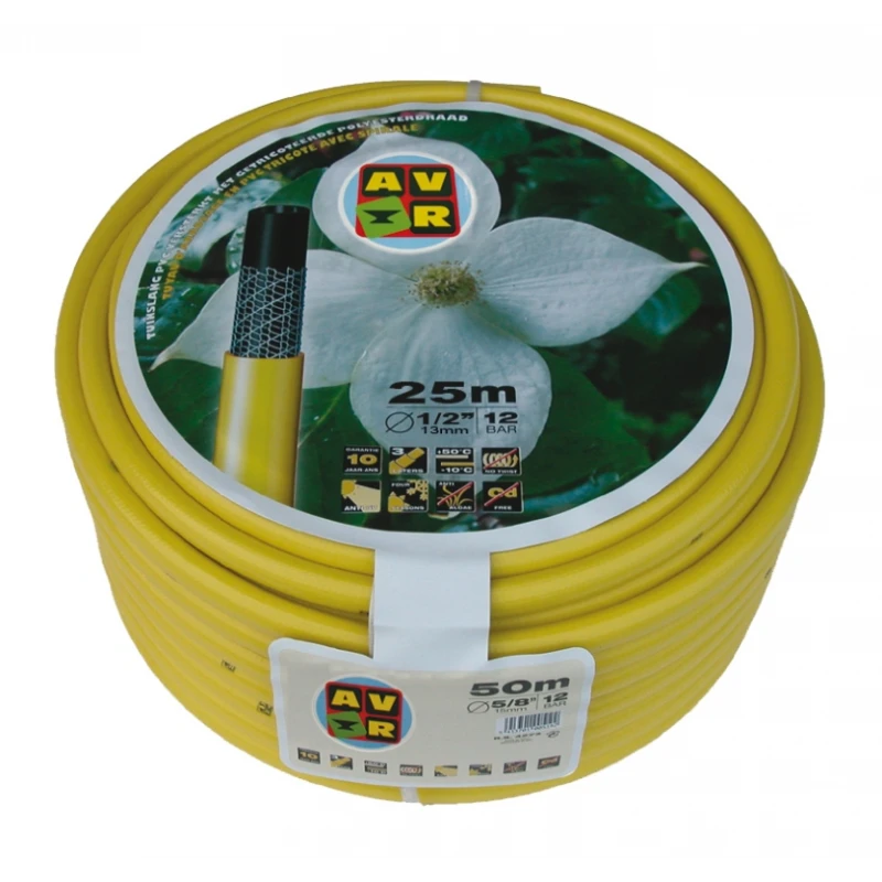 AVR Tuinslang 1/2" 13mm Rol 50M 1 AVR Tuinslang 1/2" 13mm Rol 50M