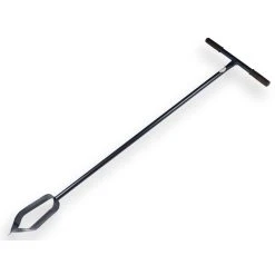 De Wit Palenboor 12 Cm. Gesmeed Blauw