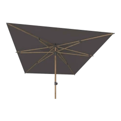 Azzurro Stokparasol 200 X 300 Cm - Charcoal / Woodlook