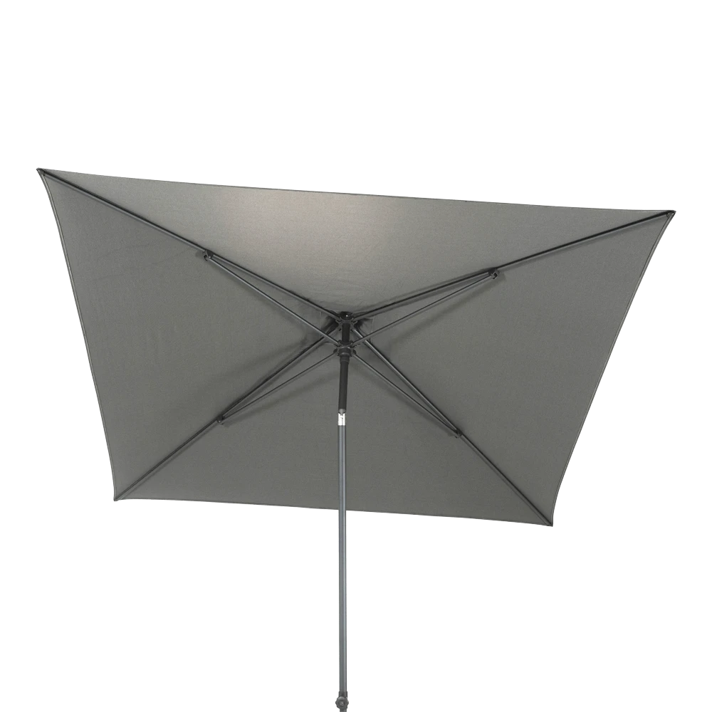 Azzurro Stokparasol 250 X 250 Cm - Mid Grey 2 Azzurro Stokparasol 250 X 250 Cm - Mid Grey - Afbeelding 2