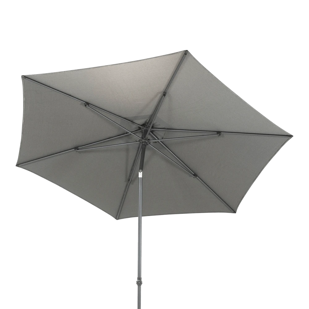 Azzurro Stokparasol 300 Cm U00d8 - Mid Grey 2 Azzurro Stokparasol 300 Cm U00d8 - Mid Grey - Afbeelding 2