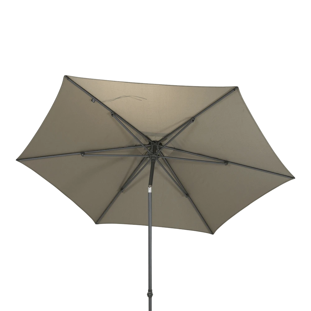 Azzurro Stokparasol 300 Cm U00d8 - Taupe 2 Azzurro Stokparasol 300 Cm U00d8 - Taupe - Afbeelding 2