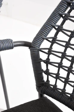 Barista Dining Stoel - Blauw - Incl. Kussen 8 Barista Dining Stoel - Blauw - Incl. Kussen -Buiten En Tuinen barista dining stoel blauw incl kussen 5 3