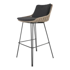 Bohemian Bar Stoel - Naturel - Incl. Kussen 9 Bohemian Bar Stoel - Naturel - Incl. Kussen -Buiten En Tuinen bohemian bar stoel naturel incl kussen 5 1