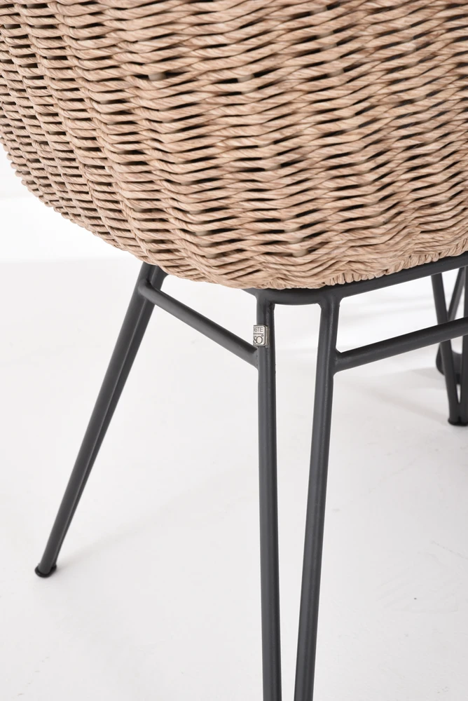 Bohemian Dining Stoel - Naturel - Incl. Kussens 5 Bohemian Dining Stoel - Naturel - Incl. Kussens - Afbeelding 5