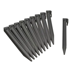 Borderrandpennen 26,7cm - 10 Stuks - Grijs - Nature