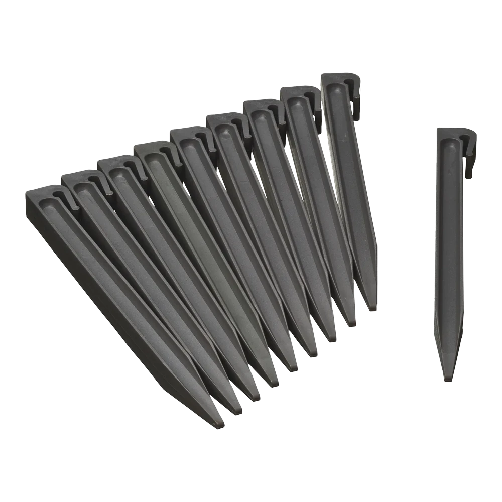 Borderrandpennen 26,7cm - 10 Stuks - Grijs - Nature 1 Borderrandpennen 26,7cm - 10 Stuks - Grijs - Nature