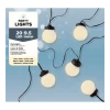 Lumineo Budget Feestverlichting Lichtsnoer - Bolvorm - 950cm - 20 LEDS - Warm Wit