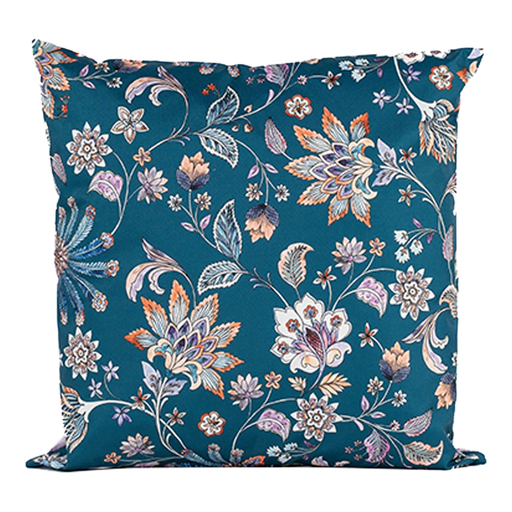 Buitenkussen Bloemmotief 45x45cm - Tuinkussen 1 Buitenkussen Bloemmotief 45x45cm - Tuinkussen