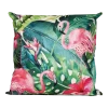 Buitenkussen Monstera/flamingo 45x45cm - Tuinkussen