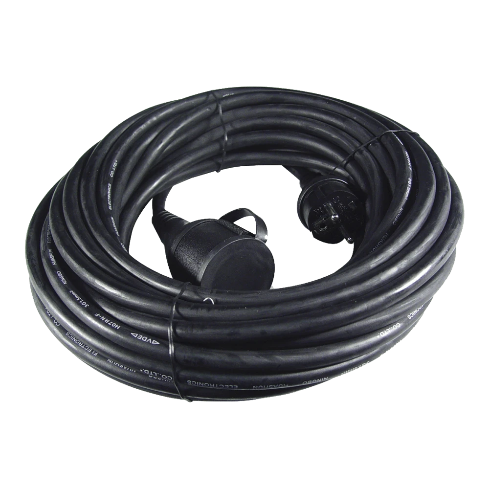 Calex Verlengkabel - Zwart - IP44 - 15m 1 Calex Verlengkabel - Zwart - IP44 - 15m