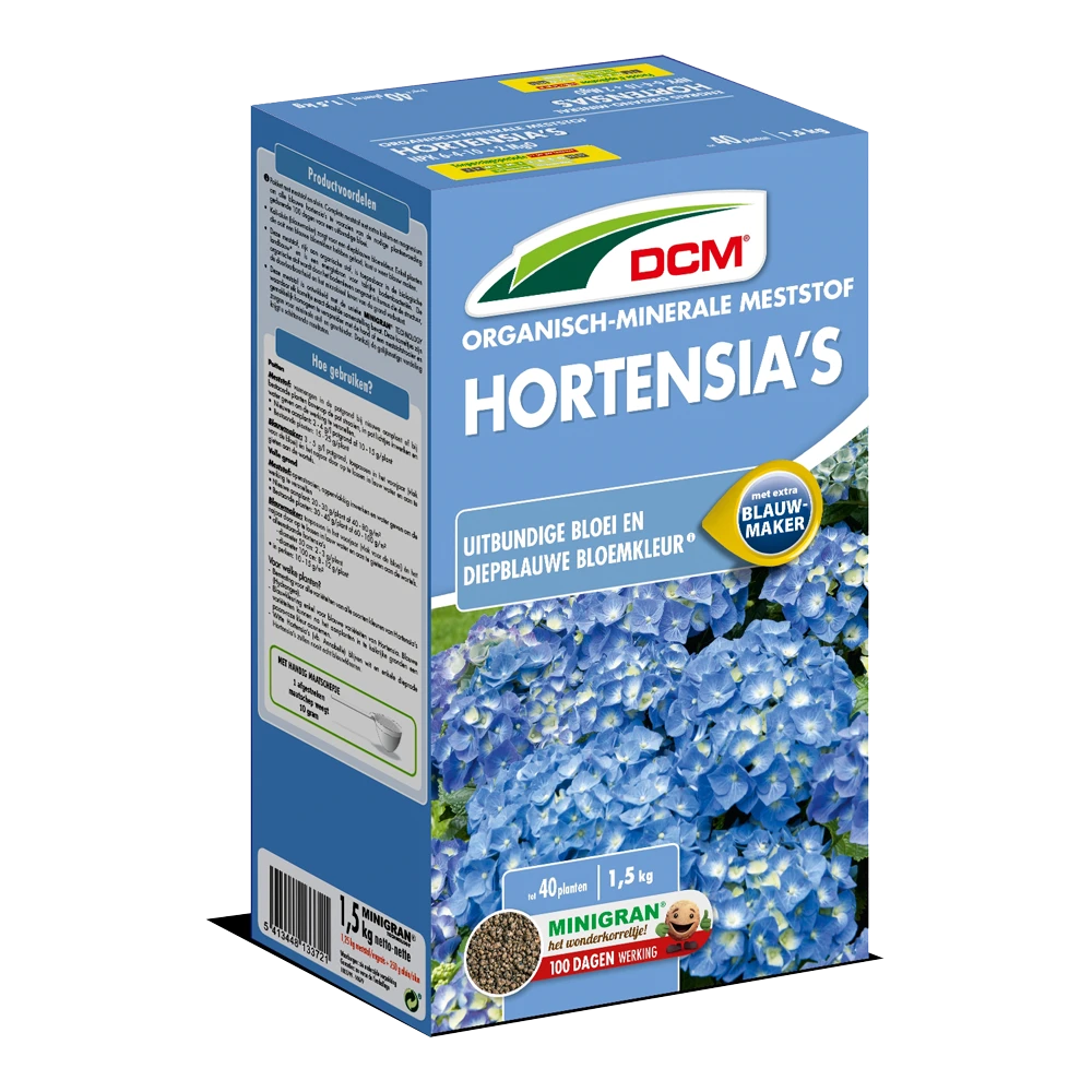 DCM Meststof Hortensia's - 1,5kg - Tuinplanten Voeding 1 DCM Meststof Hortensia's - 1,5kg - Tuinplanten Voeding
