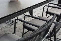 Elba Dining Stoel - Antraciet - Incl. Kussen -Buiten En Tuinen elba dining stoel antraciet incl kussen 4 3