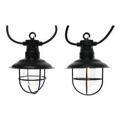 Lumineo Feestverlichting Lichtsnoer - 450cm - 10 LEDS - Warm Wit -Buiten En Tuinen feestverlichting lichtsnoer 450cm 10 leds warm wit netstroom 3 3