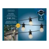 Lumineo Feestverlichting Lichtsnoer - Bolvorm - 950cm - 20 LEDS - Klassiek Warm