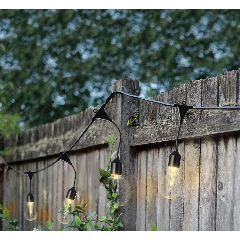 Lumineo Feestverlichting Lichtsnoer - Classic Vorm - 950cm - 20 LEDS - Klassiek Warm 3 Lumineo Feestverlichting Lichtsnoer - Classic Vorm - 950cm - 20 LEDS - Klassiek Warm - Afbeelding 3