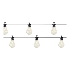 Lumineo Feestverlichting Lichtsnoer - Classic Vorm - 950cm - 20 LEDS - Warm Wit -Buiten En Tuinen feestverlichting lichtsnoer classic vorm 950cm 20 leds warm wit netstroom 4 3