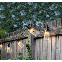 Lumineo Feestverlichting Lichtsnoer Weckpotjes - 950cm - 20 LEDS - Klassiek Warm 7 Lumineo Feestverlichting Lichtsnoer Weckpotjes - 950cm - 20 LEDS - Klassiek Warm -Buiten En Tuinen feestverlichting lichtsnoer weckpotjes 950cm 20 leds klassiek warm netstroom 5 3