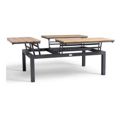 Flip-Up Coffee Tafel - 120 X 79 X 42 Cm - Teak -Buiten En Tuinen flip up coffee tafel 120x79x42 cm teak 4