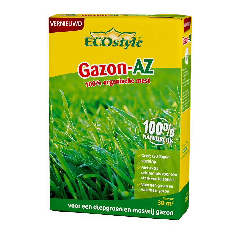 EcoStyle Gazon-AZ 2kg - Gazonmeststof 1 EcoStyle Gazon-AZ 2kg - Gazonmeststof