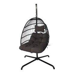 Hangstoel Norway - Inklapbaar - Zwart/Bruin