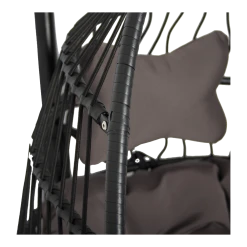 Hangstoel Norway - Inklapbaar - Zwart/Bruin 9 Hangstoel Norway - Inklapbaar - Zwart/Bruin -Buiten En Tuinen hangstoel norway inklapbaar zwart bruin 4