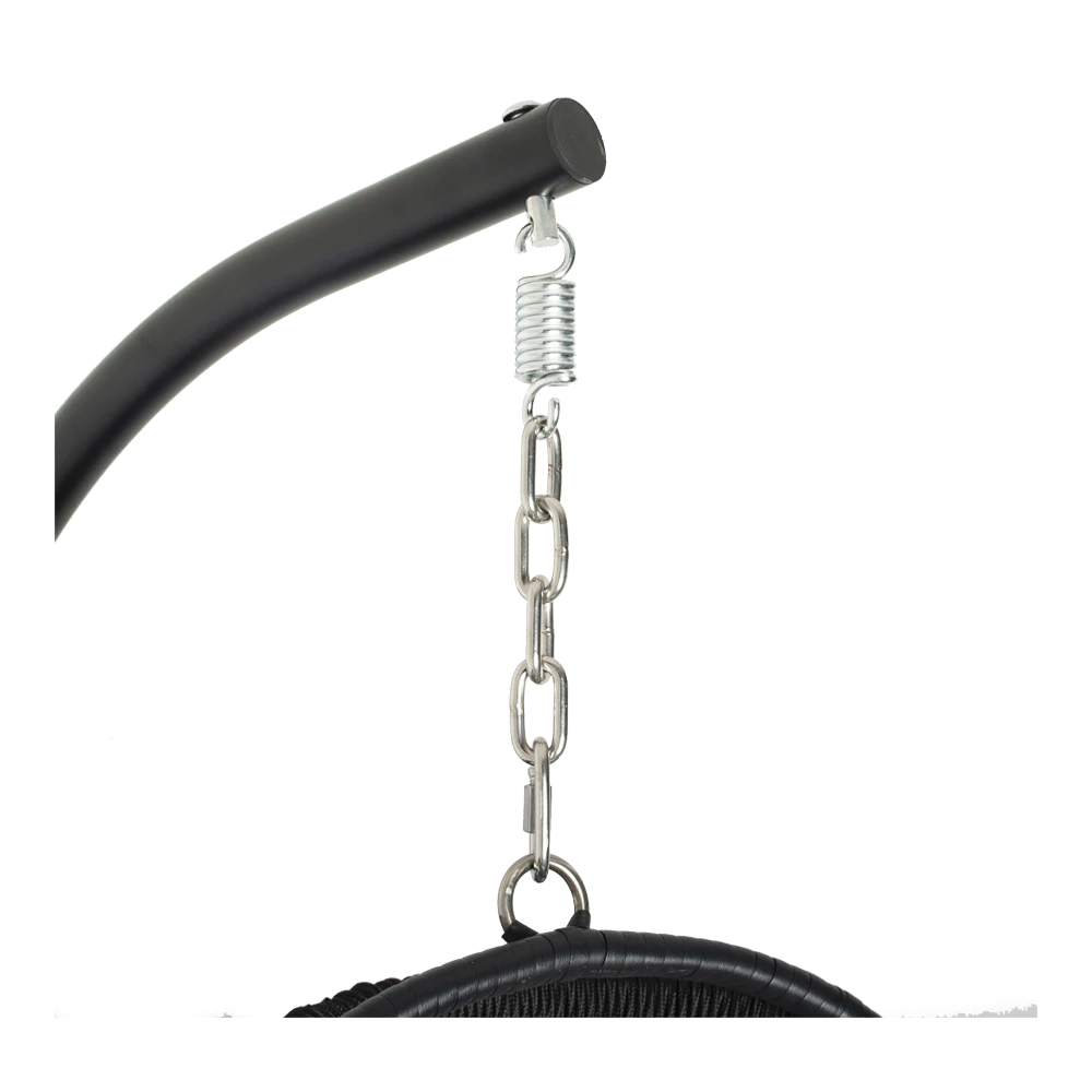 Hangstoel Norway - Inklapbaar - Zwart/Bruin 5 Hangstoel Norway - Inklapbaar - Zwart/Bruin - Afbeelding 5