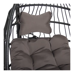 Hangstoel Norway - Inklapbaar - Zwart/Bruin 11 Hangstoel Norway - Inklapbaar - Zwart/Bruin -Buiten En Tuinen hangstoel norway inklapbaar zwart bruin 6