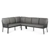 Liv Lounge Dining Set Left Charcoal