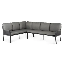 Liv Lounge Dining Set Left Charcoal