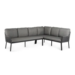Liv Lounge Dining Set Right Charcoal
