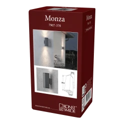 Konstsmide Monza 230V Wandlamp Twinspot 20cm, GU10 Max 2x 35W 7 Konstsmide Monza 230V Wandlamp Twinspot 20cm, GU10 Max 2x 35W -Buiten En Tuinen monza 230v wandlamp twinspot 20cm gu10 max 2x 35w netstroom 4
