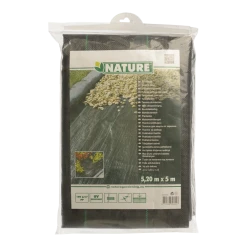 Nature - Gronddoek Zwart 5,20x5m -Buiten En Tuinen nature gronddoek zwart 5 20x5m 5 2