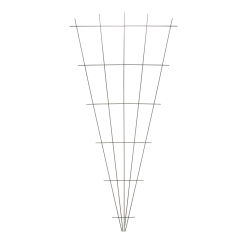 Nature - Metalen Klimrekv Geplastificeerd Groen H145x5/75cm