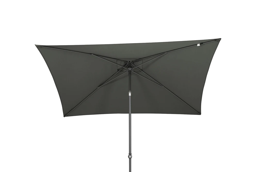 Oasis Stokparasol - 200 X 250 Cm - Antraciet 1 Oasis Stokparasol - 200 X 250 Cm - Antraciet