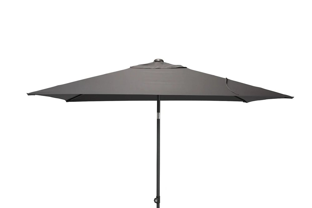 Oasis Stokparasol - 200 X 250 Cm - Antraciet 2 Oasis Stokparasol - 200 X 250 Cm - Antraciet - Afbeelding 2