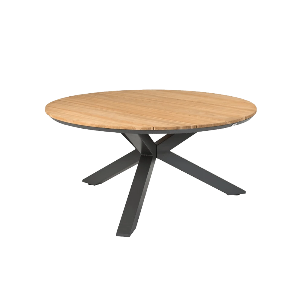 Omnigo Dining Tafel - 150 U00d8 Cm - Teak 1 Omnigo Dining Tafel - 150 U00d8 Cm - Teak