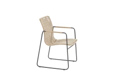 Palma Dining Stoel - Naturel -Buiten En Tuinen palma dining stoel naturel 4 3