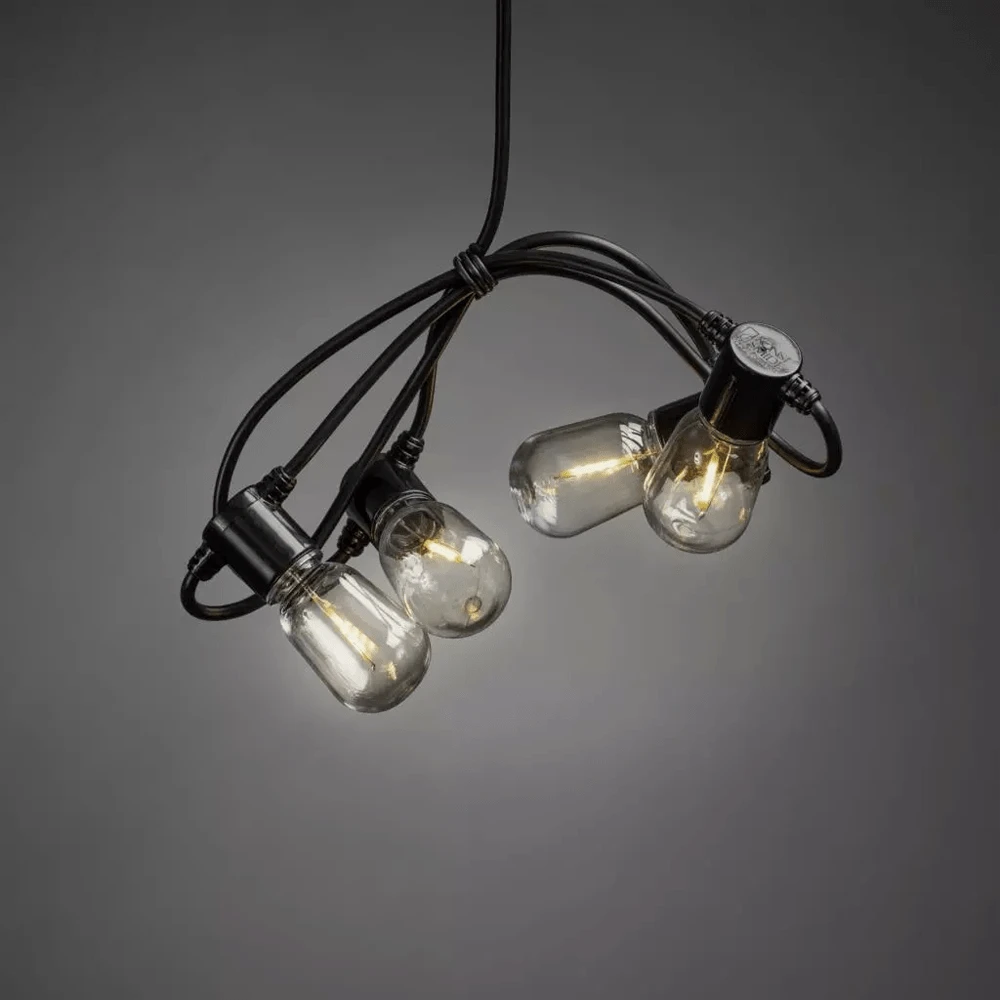 Partylight/Lichtsnoer Feestverlichting LED Dimbaar - 4.75m 20 LED's - Konstsmide 1 Partylight/Lichtsnoer Feestverlichting LED Dimbaar - 4.75m 20 LED's - Konstsmide