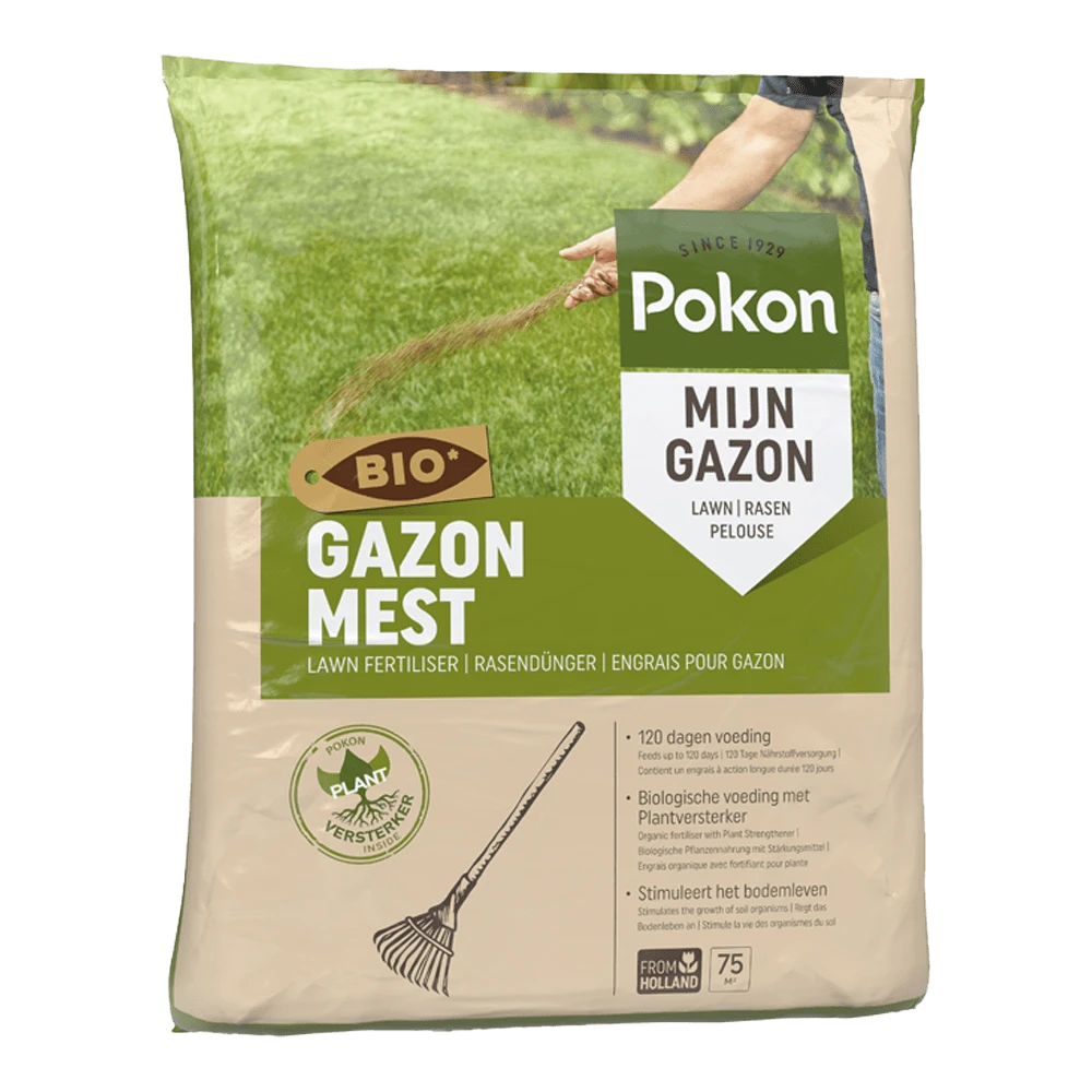Pokon Bio Gazonmest 5kg Voor 75mu00b2 - Gazonmeststof 1 Pokon Bio Gazonmest 5kg Voor 75mu00b2 - Gazonmeststof