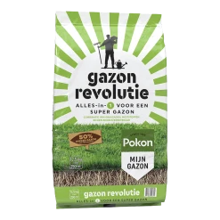 Pokon Gazon Revolutie 12,5kg - Gazonmeststof, Graszaad