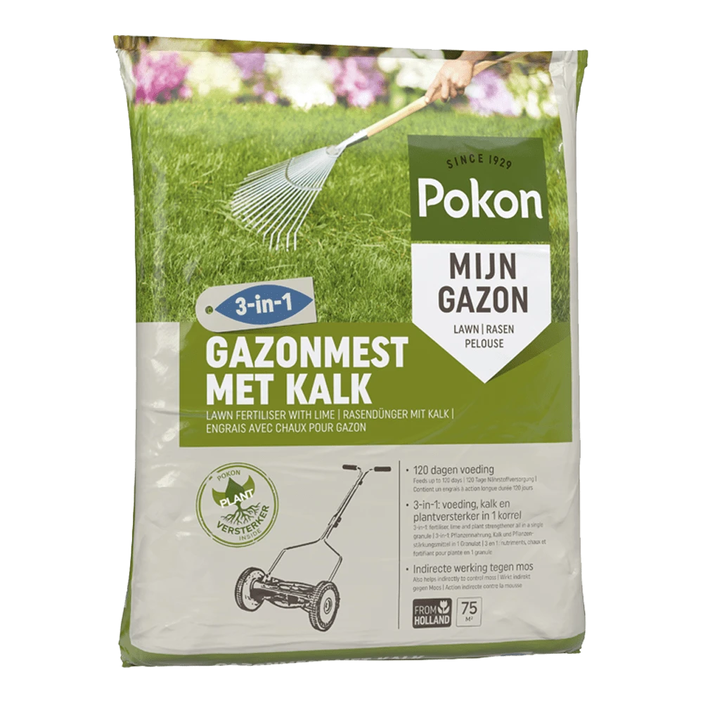 Pokon Gazonmest Met Kalk 5kg Voor 75mu00b2 - Gazonmeststof, Gazonkalk 1 Pokon Gazonmest Met Kalk 5kg Voor 75mu00b2 - Gazonmeststof, Gazonkalk