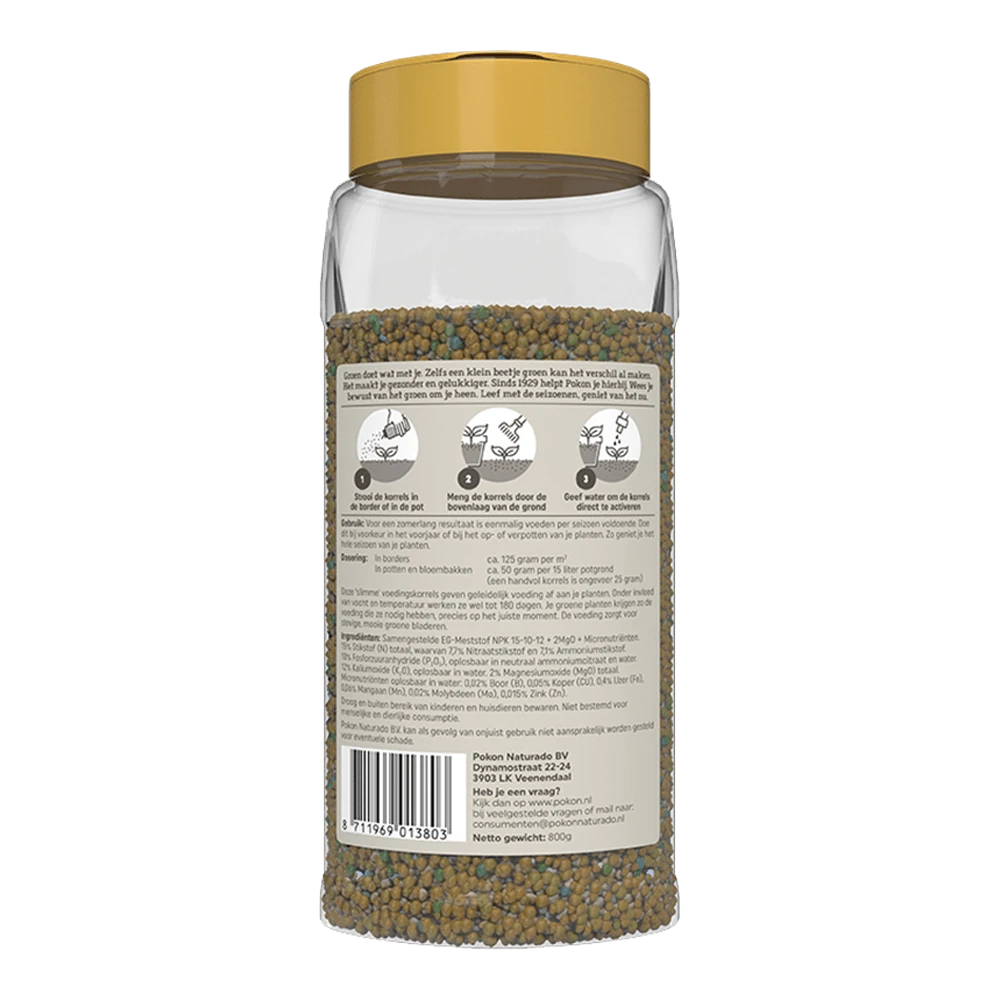 Pokon Groene Planten Voedingskorrels 800g - Kamerplanten Voeding 2 Pokon Groene Planten Voedingskorrels 800g - Kamerplanten Voeding - Afbeelding 2