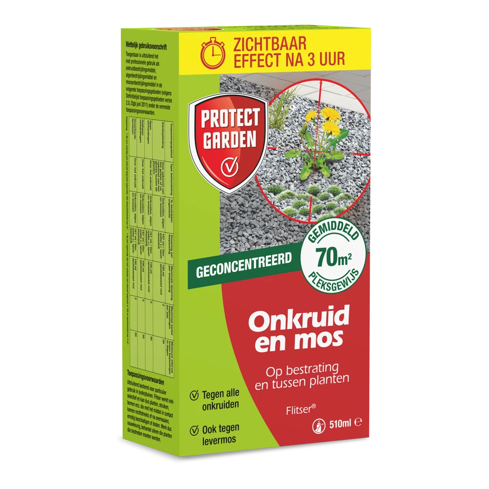 Protect Garden Flitser Concentraat 510ml - Onkruid En Aanslag 1 Protect Garden Flitser Concentraat 510ml - Onkruid En Aanslag